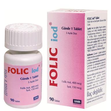 Folic iod 90 tablet