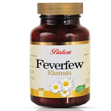 Balen Feverfew Ekstraktı 380 mg 80 Kapsül