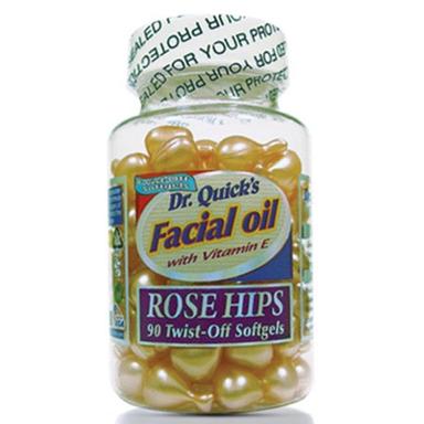 Dr. Quick's Facial Oil Rose Hips 450 mg 90 Softgel