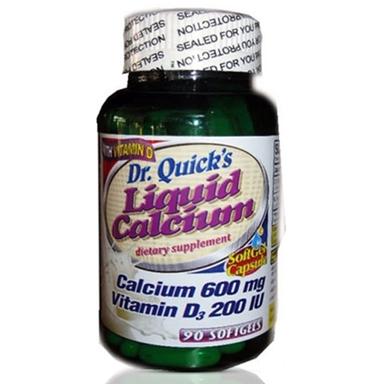 Dr. Quick's Liquid Calcium 90 SoftJel
