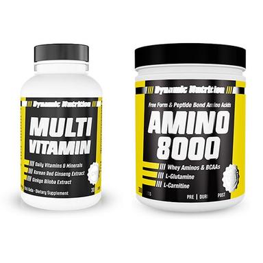 Dynamic Nutrition Amino 8000 + Multivitamin Paketi