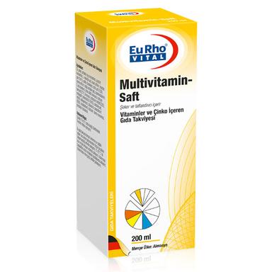 EuRho Vital Multivitamin Saft Şurup 200 ml