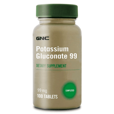 GNC Potassium Gluconate 99 mg 100 Tablet
