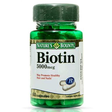 Nature's Bounty Biotin 5000 mcg 60 Kapsül