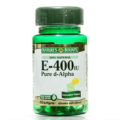 Nature's Bounty Vitamin E 400 IU Pure d-Alpha 50 Kapsül
