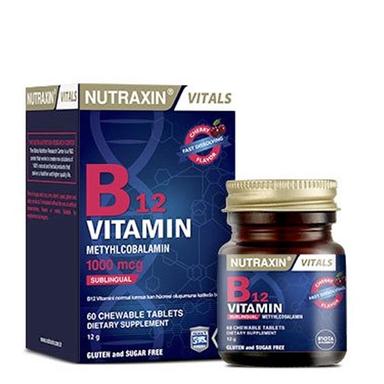 Nutraxin Vitamin B12 60 Dilaltı Tablet