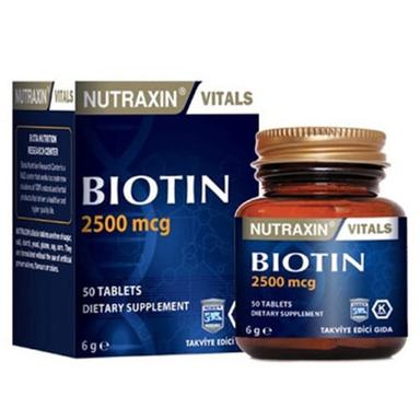 Nutraxin Biotin 2500 mcg 50 Tablet