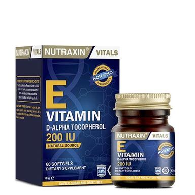 Nutraxin Vitamin E 60 Yumuşak Kapsül
