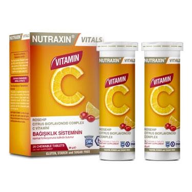 Nutraxin Vitamin C 28 Çigneme Tableti