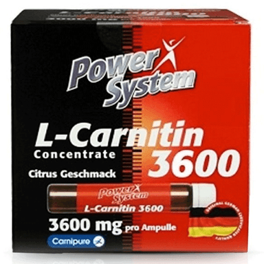 Power System L-Carnitine 3600 mg 30ml 20 Ampül
