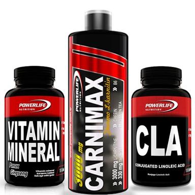 Powerlife Carnimax + CLA + Vitamin Mineral Paketi