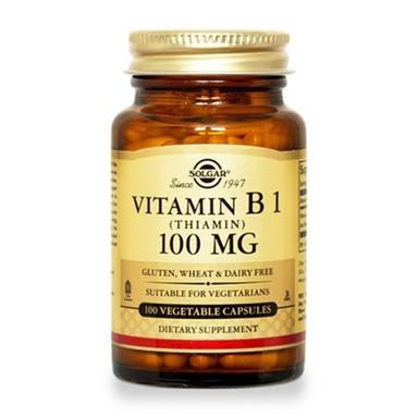 Solgar Vitamin B1 (Thiamin) 100 mg 100 Kapsül