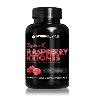 Sports Research Raspberry Ketones 255 mg 90 Sıvı Kapsül