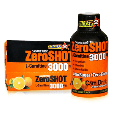 Stacker2 Zero Shot 3000 mg L-Carnitine 60 ml (12 Adet)
