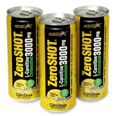 Stacker2 ZeroShot Carbonated 3000 mg 250 ml (24 adet)