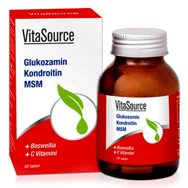 VitaSource Glukozamin Kondroitin MSM 60 Tablet