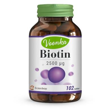 Voonka Biotin 2500 Mcg 102 Tablet