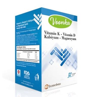 Voonka Vitamin K-D-Kalsiyum-Magnezyum