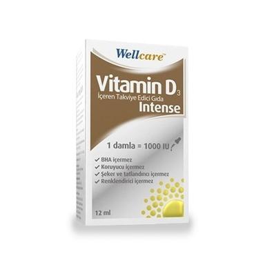 Wellcare Vitamin D3 Intense 1000 IU 12 ml Damla
