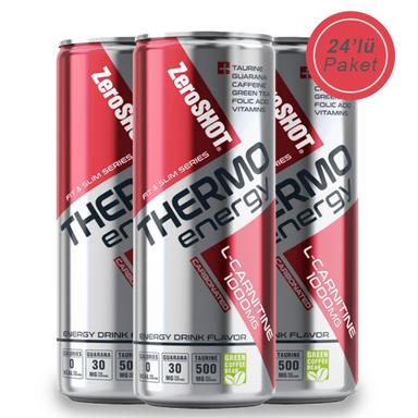 ZeroSHOT Thermo Energy L-Carnitine 250 ml 24 Adet