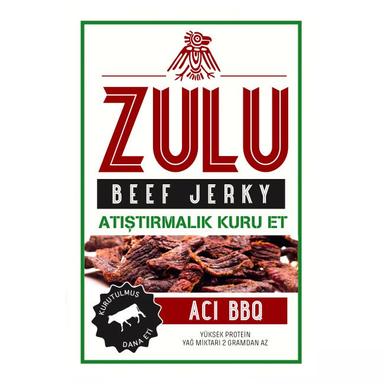 Zulu Acı BBQ Atıştırmalık Kuru Et 40 gr 6 Paket