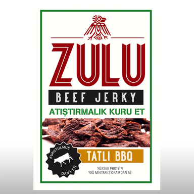 Zulu Tatlı BBQ Atıştırmalık Kuru Et 40 gr
